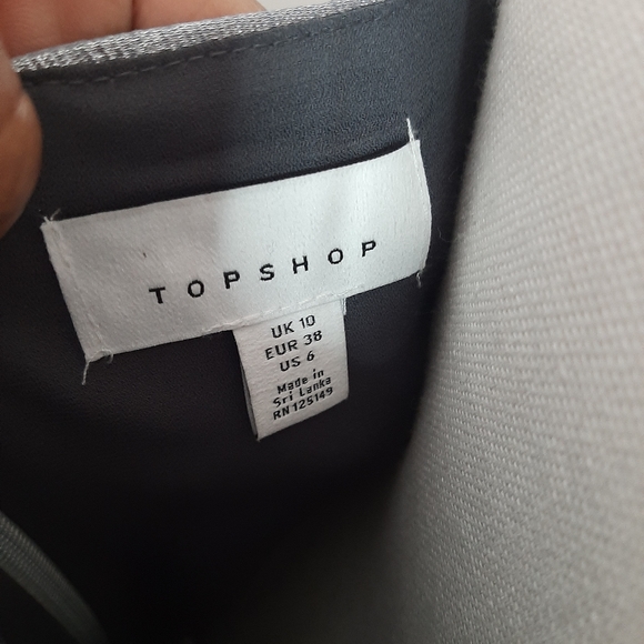 Topshop silver party mini dress 6 - Picture 5 of 10